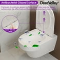 thumbnail image 3 of DV-1F0292-CF 2-Piece Toilet Elongated Dual-Flush Wall Mounted Toilet With Concealed In-Wall Tank (Seat Included), 3 of 19