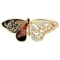 thumbnail image 2 of HomeKingdee European Fashion Hollow Butterfly Brooch with Rhinestone - Gold Color​ Color Alloy Jewelry for Women Girls Kids for Various Occasions, 2 of 5