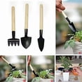 thumbnail image 1 of Garden Tool Set, Gardening Tools Wrought Ironl Hand Tool Garden Tool Set for Women Kids Starter Kit, Outdoor Tool, Gardening Work Set with Ergonomic Handle, Gardening Tools,Thick Handle, 1 of 4