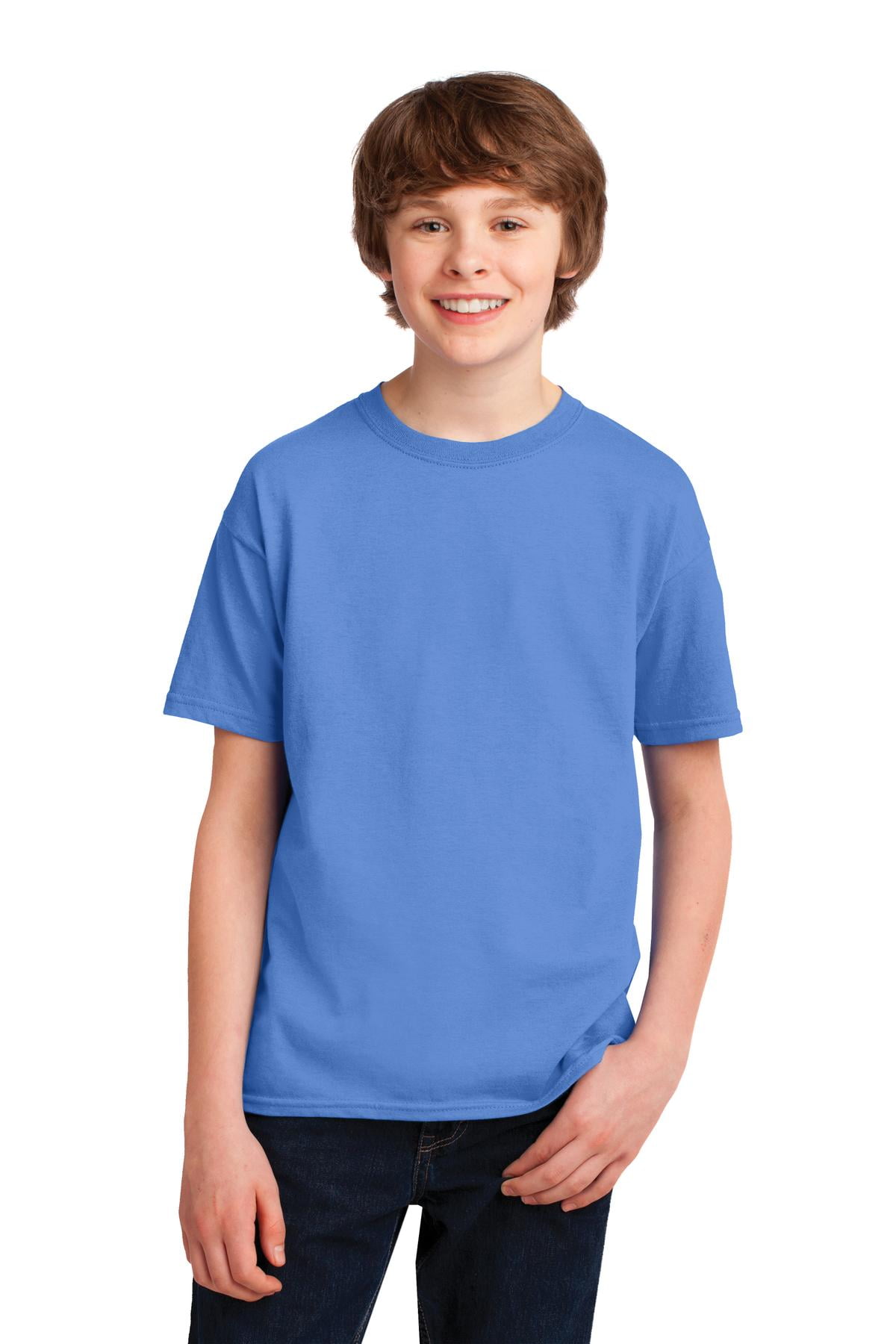 Gildan - Gildan Boy's Short Sleeve 100 Percent Polyester T-Shirt ...