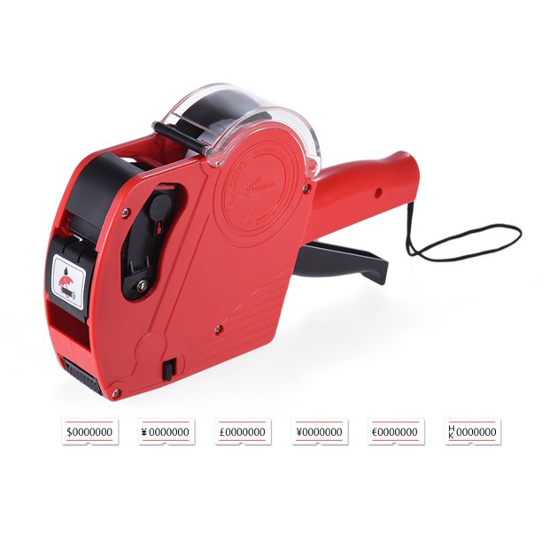 MX5500 8 Digits Red Price Labeller Manual Price Labeller with Roller