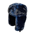 thumbnail image 2 of Winter Trapper Hat Sombreros de bombardero Sombrero cálido con orejeras Orejeras de felpa Cozy Lei Feng Hat para adultos Niñas Esquí al Negro BLESIY Sombrero Lei Feng, 2 of 8