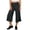 Black, variant on Womens Petite Pants High Waist Wide Leg Cotton Palazzo Pants for Women Cropped Trousers for Women Drawstring Cotton Lounge Pants Women Business Casual Outfits