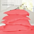 thumbnail image 2 of Nestl Pillow Sham Set of 2, Premium 1800 Series Double Brushed Bed Pillow Cases, Coral Pink, King 20" X 36", 2 of 5