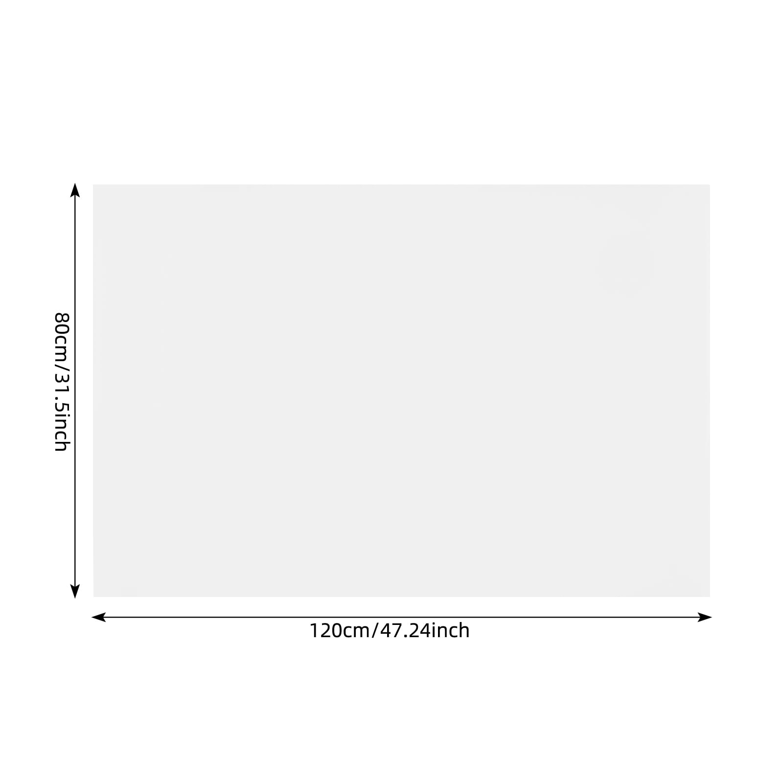 White PVC 80*120cm Magnetic Whiteboard Can Be Curled And Pasted Without Hurting The Wall