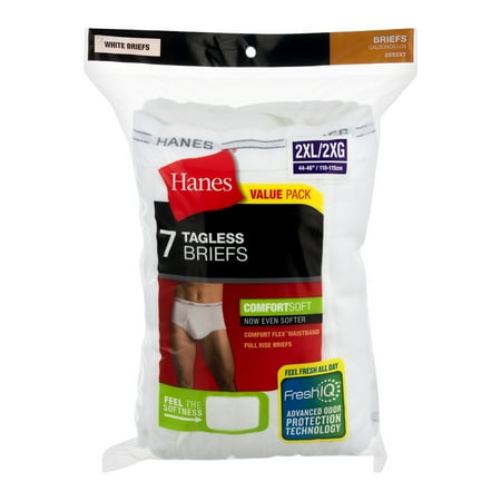 Hanes Men's White Briefs