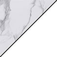 thumbnail image 5 of Table d'Entrée Demi-Ronde Style Campagnard Français avec Tablette, Fini Bois Blanc, 5 of 5