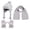Light Gray, variant on Linfrsh Toddler Boys Girls Winter 3Pcs Kids Hat Scarf and Snow Gloves Set Thick Fleece Lined Warm Earflap Trapper Hat Outdoor Ski Snow Cap