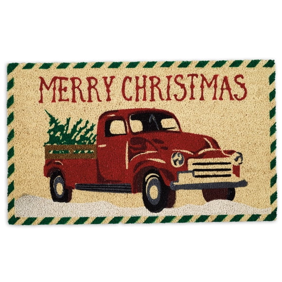Design Imports CAMZ11827 DII Merry Christmas Truck Doormat