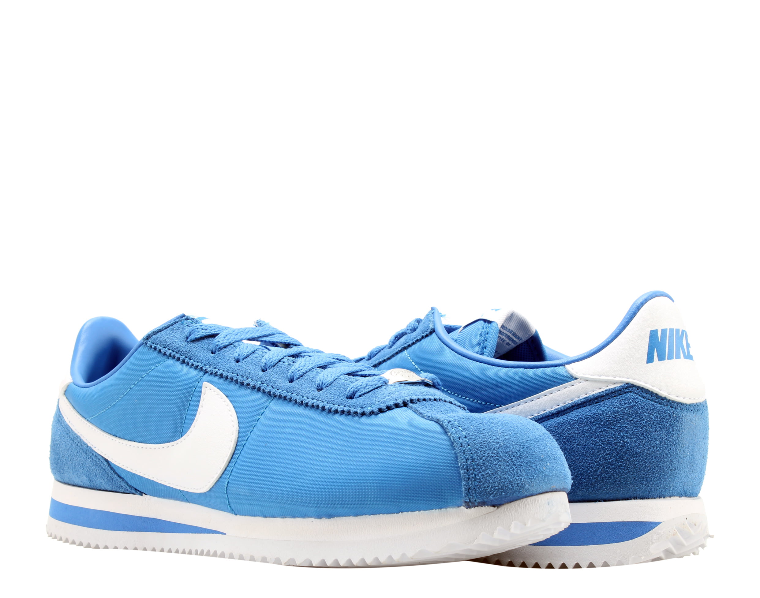 Nike Cortez Basic Nylon Mens Shoes Signal Blue/White 819720-402 -  Walmart.Com