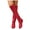 Red, variant on Over The Knee Boots for Women Low Heel Comfortable Elastic Suede Long Dress Booties