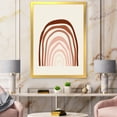 thumbnail image 3 of Designart 'Terracotta Minimalist Boho Art Rainbow I' Modern Framed Art Print, 3 of 4
