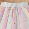 thumbnail image 6 of Jalioing Girls Cute Tulle Skirts Layered Dance Dress Skirt Girls Kids Elastic Waist Ruffle Princess Skirt Dancewear, 6 of 9