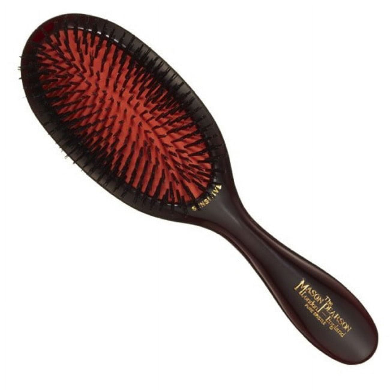 ヘアブラシ・コーム MASON PEARSON POCKET BRISTLE DARK RUBY MASON PEARSON Pocket Bristle Hair Brush B4 DARK RUBY