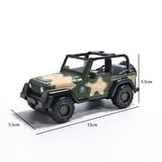 Simulation Military Armed Tank Helicopter Armored Vehicle Ambulance Truck Pull Back Car Children's Toy Model Alloy Metal+plastic