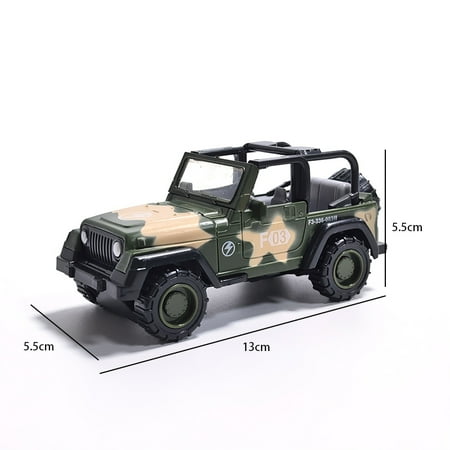 Simulation Military Armed Tank Helicopter Armored Vehicle Ambulance Truck Pull Back Car Children's Toy Model Alloy Metal+plastic