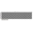 thumbnail image 2 of Ambesonne Geometric Fabric by the Yard Upholstery, Ornamental Squares, 3 Yards, Black White, 2 of 4