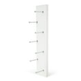 thumbnail image 1 of Easy Track RA1202 14 Inch Easily Accessible 7 Hook Sliding Belt Rack, White, 1 of 3
