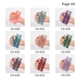thumbnail image 5 of Semi Cured Gel Nails Art Stickers Fashion Solid Color Manicure Decal UV LED Lamp Need Gel Nail Decals Nail Sticker Decoration, 5 of 8