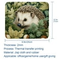 thumbnail image 5 of Hedgehog Printed Square Desk Mat Gaming Mouse Pad with Non-Slip Rubber Bottom - 8.3x9.8 Inch Office and Gaming Mouse Pad, 5 of 6
