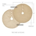 thumbnail image 2 of VHC Brands Yuletide Burlap Tan Tree Skirt 36, 2 of 4