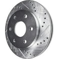 thumbnail image 4 of Detroit Axle - 12.76" inch Rear Drilled and Slotted Disc Brake Rotors Replacement for 2015-2020 Chevrolet Colorado GMC Canyon, 4 of 7