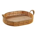 thumbnail image 3 of tredstone Nordic Style Serving Tray Storage Basket Food Organizer Oval Home Decor L, 3 of 9
