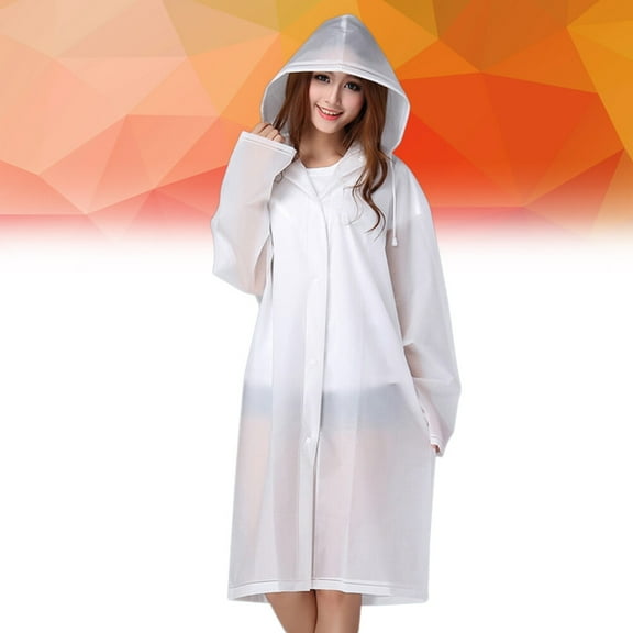 Raindrops  Waterproof Coat Jacket Women Thickened EVA Raincoat