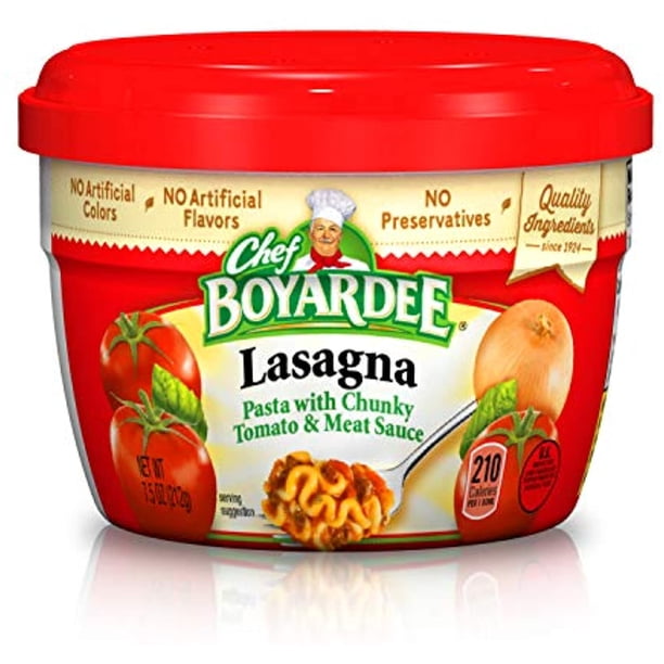 Chef Boyardee Lasagna, 7.5-Ounce (Pack Of 12) - Walmart.com