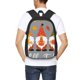thumbnail image 4 of Balery Hello Fall Gnomes Mochila para hombre y mujer - Tela Oxford 600D resistente - Gran capacidad, resistente al agua, ideal para la escuela, viajes y senderismo, 4 of 6