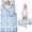 Blue, variant on Pioneer Flower Floral Print Pattern Toddler Nap Mats for Kids Preschool,Sleeping Mat Bag or Kids,Toddler Sleeping Bag,Toddler Nap Mat or Daycare
