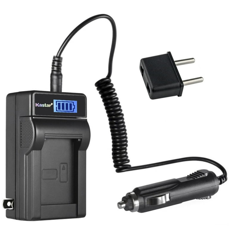 Kastar NP-FH50 LCD AC Battery Charger Compatible with Sony DCR