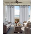 thumbnail image 2 of Blue Flower Blackout Curtains for Bedroom/Living Room, Thermal Insulated Kitchen Curtains, Spring Modern Minimalist Country Floral Plant Grommet Darkening Window Treatment Drapes 42"x63"x2, 2 of 8