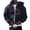 A-Navy688, variant on XIAOCHA Men's Los Angeles California Print Full Zip Hoodie Oversized Long Sleeve Hooded Sweatshirt With Kangaroo Pocket Retro Casual Hoodies