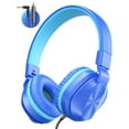 thumbnail image 6 of 2Pack Kids Headphones for School, on Ear Headphones for Kids/Teens/School with 94dB Volume Limited Adjustable Stereo 3.5MM Jack Wire Cord for Fire Tablets/Travel/PC/Phones, 6 of 11