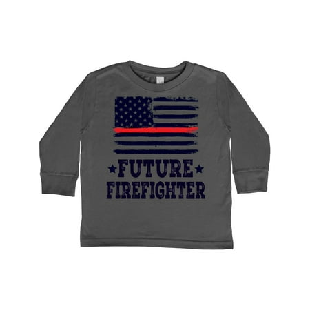 

Inktastic Future Firefighter USA Gift Toddler Boy or Toddler Girl Long Sleeve T-Shirt