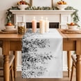 thumbnail image 2 of Table Runner 72 Inches Long for Kitchen Dining, Grey Eucalyptus Dresser Scarf Farmhouse, Dining Table Decorations for Wedding/Parties, Weeping Botanical Leaf Watercolor 18 x 72 In, 2 of 8
