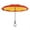 Yellow/Red, variant on Multibrella - All-in-one Led Reverse Folding Smart Umbrella