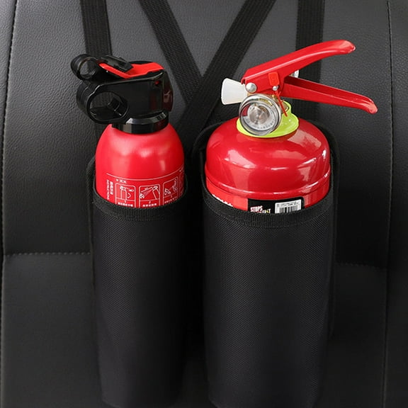 NICEXMAS Car Seat Back Organizer Fire Extinguisher Bag Waterproof 1Pcs 8.3x4.3in