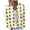 Beige-A, variant on Cardigan Sweaters for Women Oversized Crew Neck Cropped Long Sleeve Button Down Tops Printed Knitted Outerwear (White L)