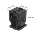 thumbnail image 2 of Uxcell 4Packs Die-Cast Aluminum Pivot Joint 180°Adjustable Flexible Pivot Joint Connector, Aperture 6mm, Black, 2 of 6