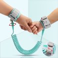 thumbnail image 4 of RV Arnés para niños de 1,5 m, cinturón de muñeca antipérdida, pulsera de seguridad para niños y bebés Correa de muñeca de seguridad para niños, cinturón de muñeca antipérdida, pulsera antipérdida, correa de arnés para niños Rojo Verde, 4 of 4