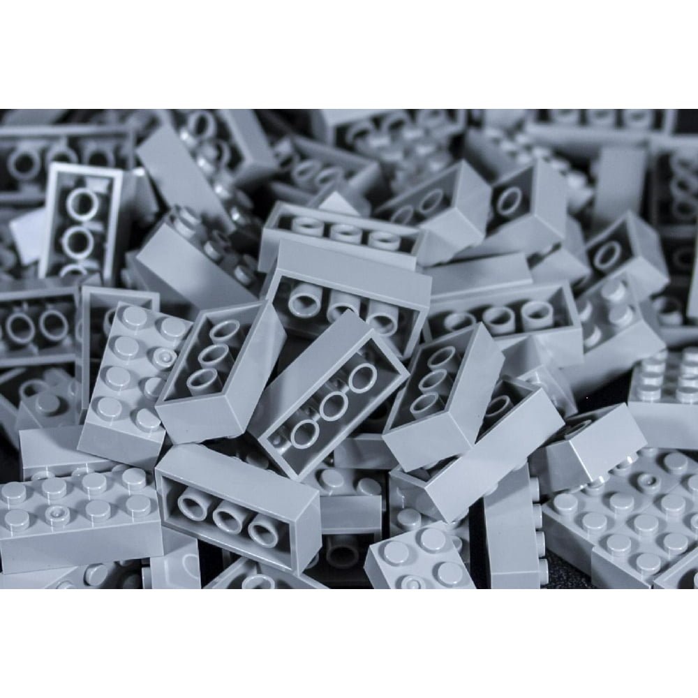 2X4 Bricks Light Gray 100 Pack
