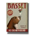 thumbnail image 1 of Epic Graffiti 'Basset Hound Ice Cream,' by Fab Funky, Canvas Wall Art, 40"x54", 1 of 3