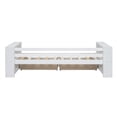 thumbnail image 6 of Harper & Bright Designs Wood Twin Size Daybed Frame with Storage Drawers, Day Bed Frame Twin with Storage Shelves for Boys Girls, White, 6 of 12