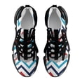 thumbnail image 5 of American Blue Red White Anchor Walking Shoes for Men Woman Lightweight Tennis Fashion Elastic Sports Shoes Cushion Basketball Shoes, 5 of 7