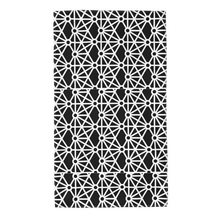 

Home Towels Black And White Abstract Pattern Absorbent Hanging Hand Towel Small Bath Towel Decorative Kitchen Dish Guest Towel For Spa Gym Hote27.5x16in