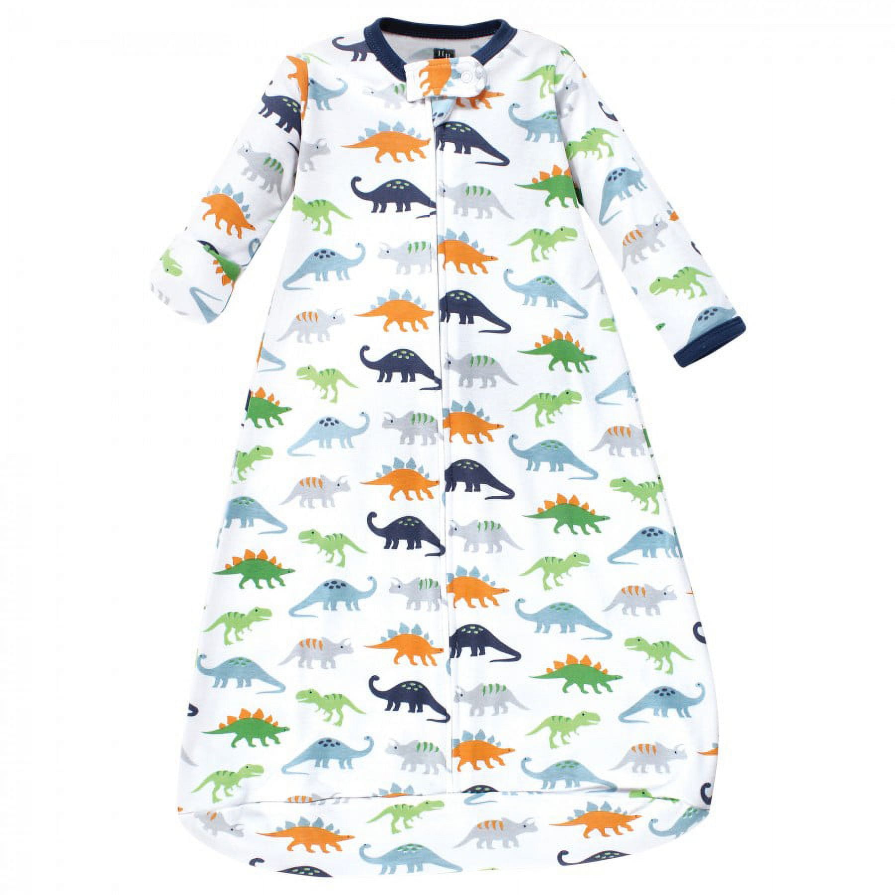 Hudson Baby Infant Boy Cotton Long-Sleeve Wearable Sleeping Bag, Sack, Blanket, Dinosaurs, 18-24 Months