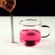 thumbnail image 1 of Taza transparente y respetuosa con el medio ambiente resistente al calor, pajita para bebidas de leche, color 15 cm, juego de pajitas de vidrio cortas, 1 of 1