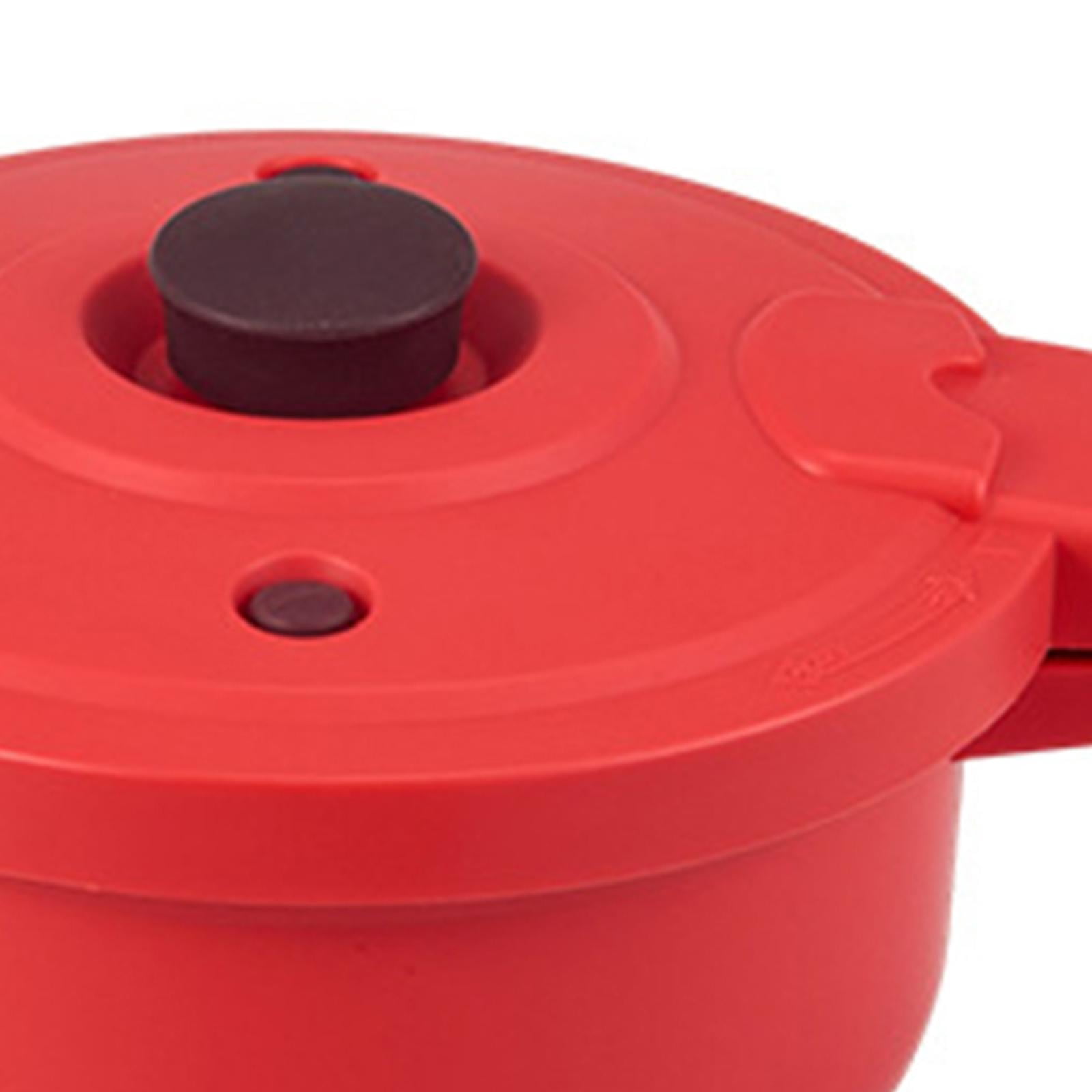 Microwave Pressure Cooker Small Cooking Pot with Locking Lid and Anti Scald Handle for Home Kitchen Use